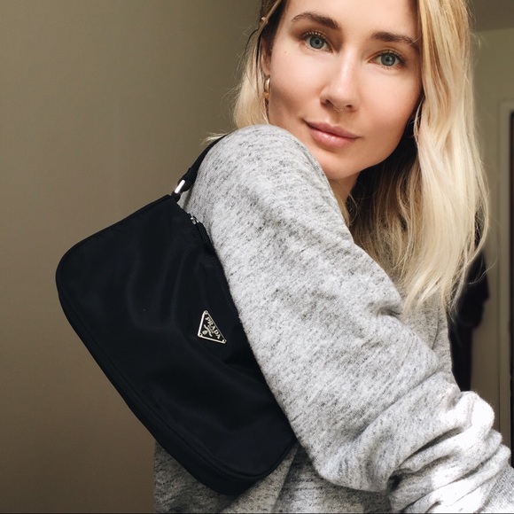 Prada Handbags - Vintage Prada Tessuto Nylon Small Bag